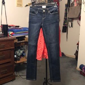Aeropostale dark blue skinny jeans!!